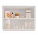 Ver imagem 5 de Kit 2 Armários Aéreo de Cozinha Lavanderia 02 Portas Eva Branco 80 cm - D’Rossi