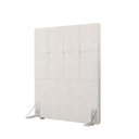 Ver imagem 5 de Cabeceira Solteiro 90cm Bouclé Estofada Design Moderno para Quarto Linea