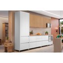 Ver imagem 1 de Cozinha Modulada Nesher Rainha Gourmet 7 Peças (3aéreos+3balcões+1paneleiro) C6p37 Branca/nature-