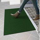 Ver imagem 1 de Tapete Capacho Porta Casa Liso 60cm X 40cm - Verde