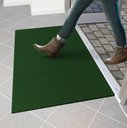 Ver imagem 1 de Tapete Capacho Porta Casa Liso 60cm X 40cm - Verde