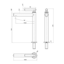 Torneira Deca Beta 1189.c109 de Bancada Cromada - 4