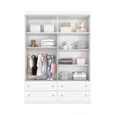 Ver imagem 3 de Guarda Roupa Infantil Maryland 04 Portas Casa 812