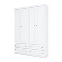 Ver imagem 4 de Guarda Roupa Infantil Maryland 04 Portas Casa 812