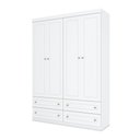 Ver imagem 4 de Guarda Roupa Infantil Maryland 04 Portas Casa 812