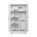 Ver imagem 6 de Armário Organizador Any para Lavanderia Branco