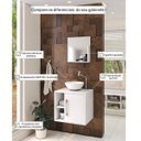 Ver imagem 4 de Conjunto para Banheiro Gabinete com Cuba Redonda R30 e Espelheira Soft 500w