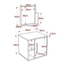 Ver imagem 3 de Conjunto para Banheiro Gabinete com Cuba Redonda R30 e Espelheira Soft 500W