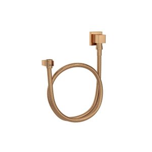 Kit Flexivel Quadrado com Suporte para Ducha Manual Deca Red Gold