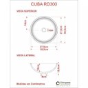 Ver imagem 4 de Conjunto para Banheiro Gabinete com Cuba Redonda R30 e Espelheira Soft 500W