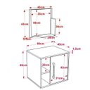 Ver imagem 3 de Conjunto para Banheiro Gabinete com Cuba Redonda R30 e Espelheira Soft 500W Marrom/Carvalho/Branco C