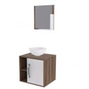 Ver imagem 2 de Conjunto para Banheiro Gabinete com Cuba Redonda R30 e Espelheira Soft 500W