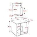 Ver imagem 3 de Conjunto para Banheiro Gabinete com Cuba Redonda R30 e Espelheira Soft 500W