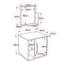 Ver imagem 3 de Conjunto para Banheiro Gabinete com Cuba Redonda R30 e Espelheira Soft 500W Preto/Ônix