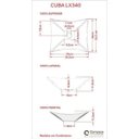 Ver imagem 3 de Conjunto para Banheiro Gabinete com Cuba Folha L34 e Espelheira Soft 500W Marrom/Nogal c/Branco Ches