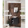 Conjunto para Banheiro Gabinete com Cuba Folha L34 e Espelheira Soft 500w - 5