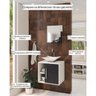 Conjunto para Banheiro Gabinete com Cuba Folha L34 e Espelheira Soft 500W - 5