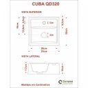 Ver imagem 4 de Conjunto para Banheiro Gabinete com Cuba Quadrada Q32 e Espelheira Soft 500W 