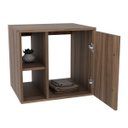 Ver imagem 6 de Conjunto para Banheiro Gabinete com Cuba Quadrada Q32 e Espelheira Soft 500W Marrom/Nogal/Branco Che
