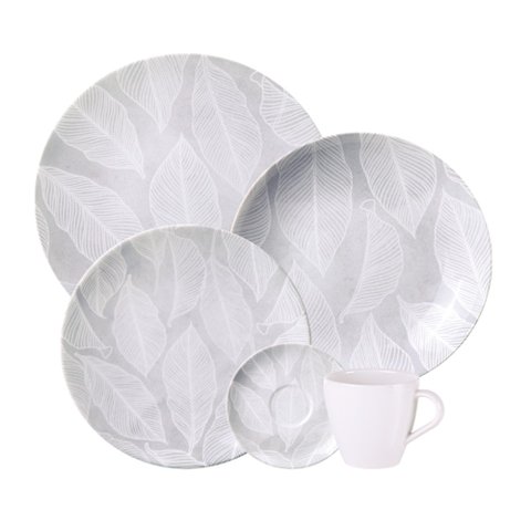 Aparelho de Jantar em Porcelana 20 Peças Arbo Tramontina Arbo 20 Peças