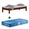 Cama Turca Solteiro Castanho Nemargi Com Colchão Gazin - 2