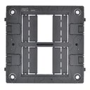 Ver imagem 2 de Suporte para Placa 4x4 3+3 Postos 575032b Legrand