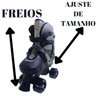 Patins 4 Rodas Preto Com Kit de Proteção Elite Tamanho:28/31 - 5