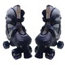 Patins 4 Rodas Preto Com Kit de Proteção Elite Tamanho:28/31 - 4
