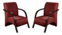 Ver imagem 3 de Conjunto Sevilha Namoradeira + 2 Poltronas Decorativa Braço De Madeira Recepção Sala - Suede Bordô