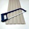 Painel Ripado Compacto 01: Unid. 274x25cm Larg. Talatto Painéis Cinza - 5