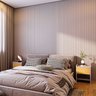 Painel Ripado Compacto 01: Unid. 274x25cm Larg. Talatto Painéis Cinza - 1