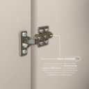 Ver mais imagens de Guarda Roupa Casal 100% MDF 6 Portas 6 Gavetas com Espelhos Dubai Majestic Bege/Fendi