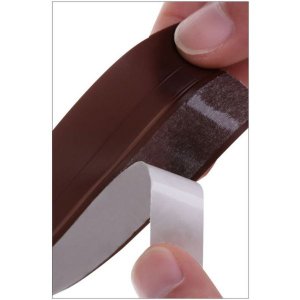 Ultra Fita de Silicone para Vedação de Porta 5 Metros Marrom