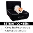 Ver imagem 2 de Cama Box Pet Cabeceira Cachorro e Gato - Caminha Pet - BF Colchões