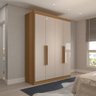 Guarda-roupa Solteiro Mykonos 4 Portas 2 Gavetas - Panorama Móveis - 1