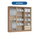 Ver imagem 6 de Guarda-Roupa 6 Portas 2 Gavetas Sonata New Bege/Angelin/Duna