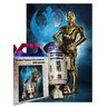 Quebra-Cabeça Puzzle Star Wars R2D2 e C3PO de 300 peças - 165 peças - 1
