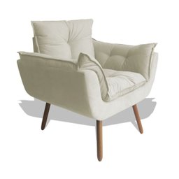 Conjunto Sofá Namoradeira Opala para Sala Estar Recepção + 2 Poltrona Cadeira Opala Decorativa - Sue - 3
