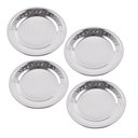 Ver imagem 1 de Kit Porta Copos Mesa Descanso Aço Inox Bartender 11cm