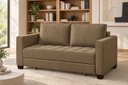 Ver imagem 1 de Sofá Cama Casal 150 cm Linho Fusion Yescasa