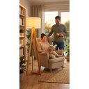 Ver imagem 4 de Luminária de Coluna Desmontável Floripa Cupula na Cor Crú