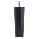 Ver imagem 3 de Kit 6 Pés para Cama Box Solteiro Pé para Moveis 13cm Preto