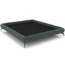 Cama Casal Queen Base Box Pés de Ferro Estilo Industrial 176cm Otto P05 Veludo Verde Musgo - Lyam - 1