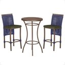Ver imagem 1 de Mesa Bistro e 2 Banquetas Roma Marrom Corda Náutica 13 Trama Original