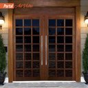 Ver imagem 1 de Kit Portal Duplo Ad Vidros 150cm Lar X 215cm Alt Tauari Mapaf