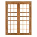 Ver imagem 2 de Kit Porta Balcão de Madeira Maciça 215CMX150CM Tauari Mapaf