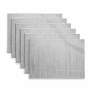 Ver imagem 4 de Kit 6 Lugares Americanos Antiderrapante de PVC Flex Cinza 44,5X29,5cm | Lyor
