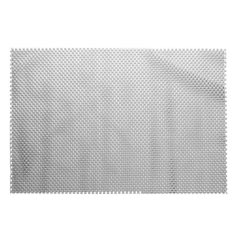 Kit 6 Lugares Americanos Antiderrapante de PVC Flex Cinza 44,5X29,5cm | Lyor