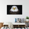 Quadro Decorativo Tela Canvas Animais Bald Eagle - 150x80 Cm - 5