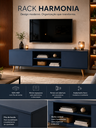 Ver imagem 2 de Rack para TV Harmonia cm em MDF 100% 18mm com 2 Portas e Nicho Central